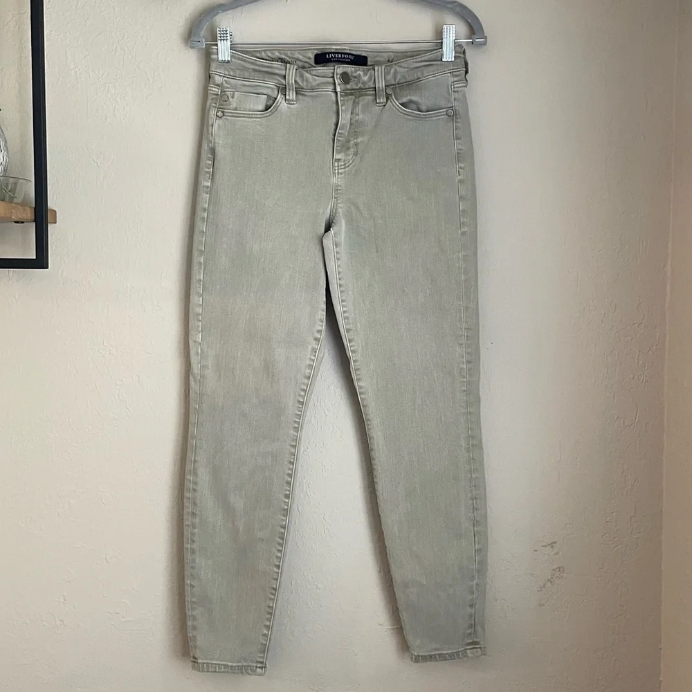 Liverpool Green Jeans - Picture 2 of 8